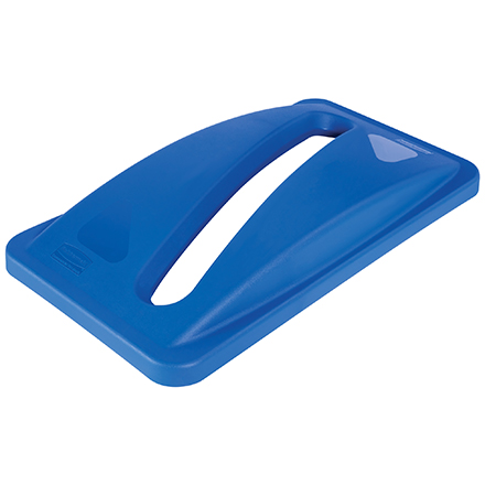 Rubbermaid<span class='rtm'>®</span> Slim Jim<span class='rtm'>®</span> Paper Recycling Lid -23 Gallon, Blue