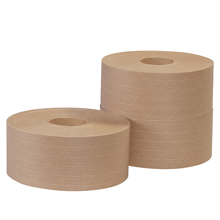 3"x450' Curby recycled reinforced Water-activated Tape