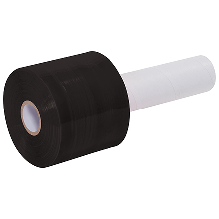 3" x 80 Gauge x 1000' Black Extended Core Bundling Film